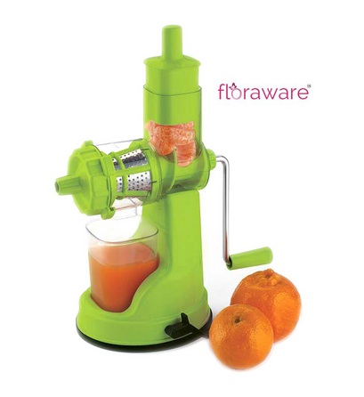 India Desire : Buy Floraware Fruit And Vegetable Green Colour Juicer With Steel Handel At Rs. 299 From Snapdeal